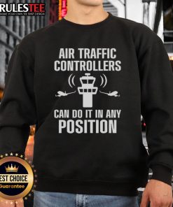 Alt Text: Official Air Traffic Controller sweatshirt, perfect for any position in ATC flight control, featuring a stylish design.