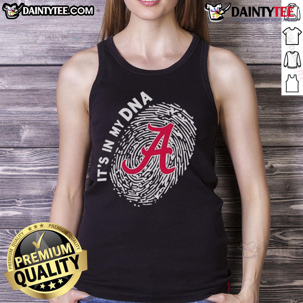 Official Alabama Crimson Tide In My Dna Tank Top