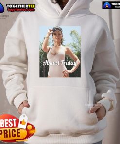 Official Almost Friday Sloane Hoodie in soft fabric, perfect for casual wear and cozy outings.