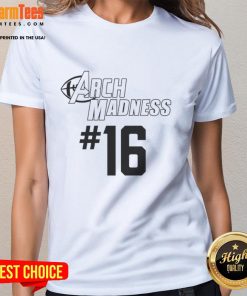 Texas Longhorns Ladies Tee featuring Arch Madness 16 design, perfect for fans supporting their team in style.