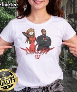 Official Asuka X Kanye West Ladies Tee featuring unique graphic design and stylish fit for fans of both artists.