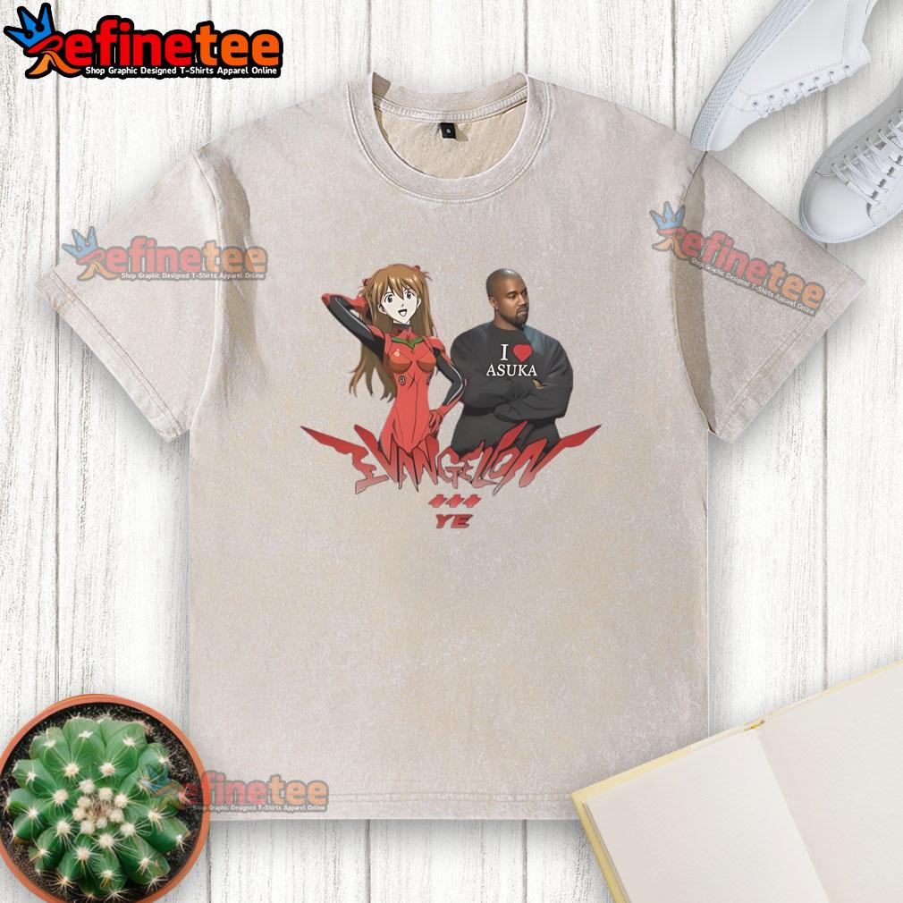 Official Asuka X Kanye West Washed T Shirt Official Asuka X Kanye West washed t-shirt featuring unique graphic design, perfect for fans and streetwear enthusiasts.