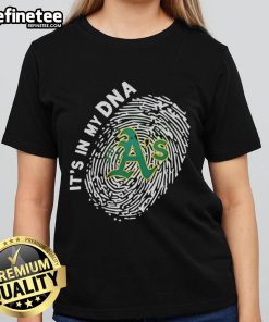 Official Athletics In My DNA Ladies Tee featuring a stylish design, perfect for sports enthusiasts and casual wear.