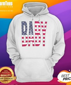 Official Baby USA Paint Hoodie featuring vibrant colors and a cozy design for infants, perfect for stylish comfort.