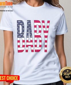 Official Baby USA Paint Ladies Tee featuring colorful design, perfect for stylish casual wear and celebrating American pride.