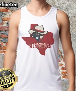 Official Beaumont Renegades Texas Map tank top featuring a stylish design and vibrant colors for fans.