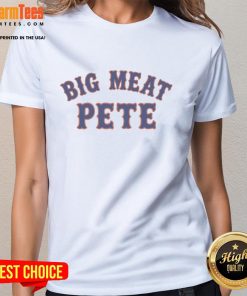 Official Big Meat Pete New York Mets Ladies Tee showcasing team colors and logo, perfect for female fans.