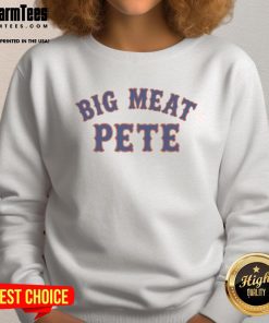 Alt Text: Official Big Meat Pete New York Mets sweatshirt featuring team colors and logo, perfect for fans and game days.