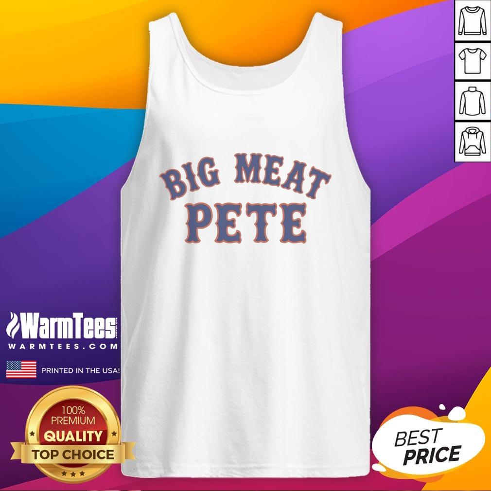 Official Big Meat Pete New York Mets Tank Top Alt Text: Official Big Meat Pete New York Mets tank top featuring bold team colors and logo, perfect for summer games.