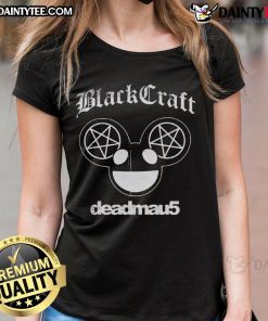 Official Blackcraft Ghosts N Stuff Deadmau5 Ladies Tee featuring a stylish design for fans of electronic music.