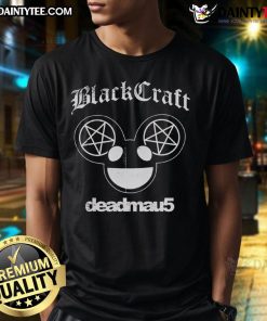 Official Blackcraft Ghosts N Stuff Deadmau5 T-Shirt featuring vibrant graphics and a stylish design for fans.