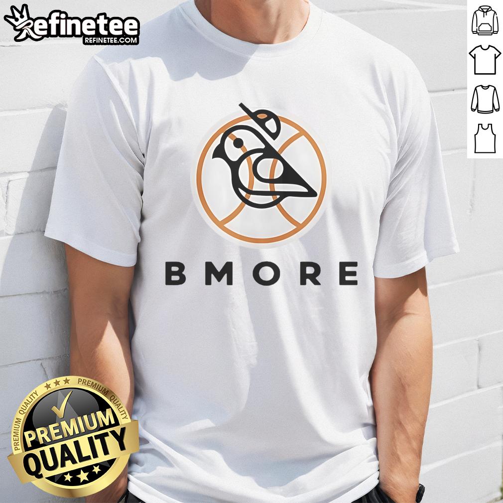 Official Bmore Bird Baltimore Orioles Logo T Shirt Alt Text: Official Bmore Bird Baltimore Orioles Logo T-Shirt featuring a vibrant design of the iconic Orioles bird logo.