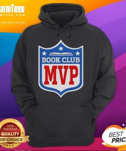 Official Book Club MVP Logo Hoodie featuring a stylish design for book lovers and club members.