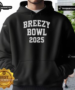 Official Breezy Bowl 2025 Hoodie in stylish design, showcasing vibrant colors and comfortable fit for fans.