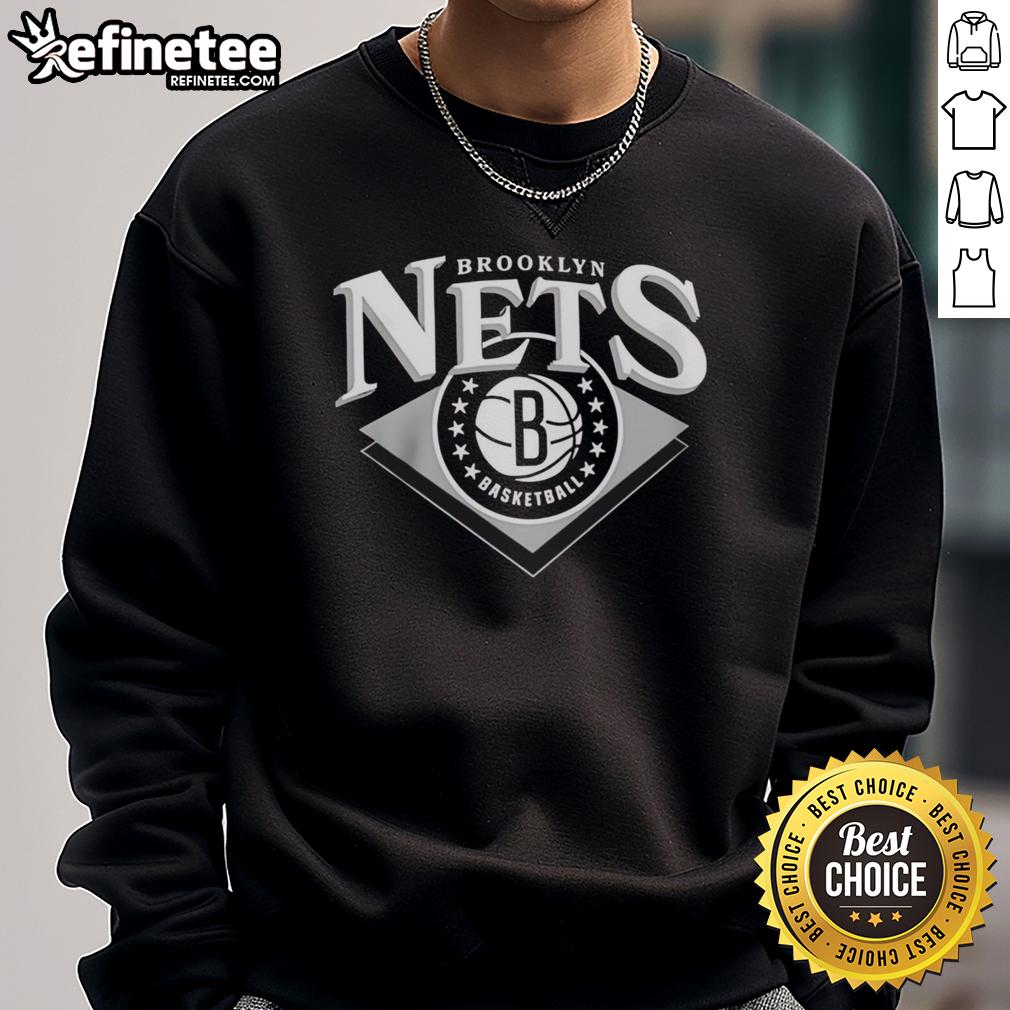 Official Brooklyn Nets Nba Sweatshirt Official Brooklyn Nets NBA sweatshirt featuring team logo and stylish design, perfect for fans and casual wear.