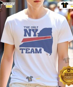 Official Buffalo Bills The Only New York Team T-Shirt featuring team colors and logo for dedicated fans.