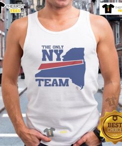 Buffalo Bills tank top featuring team logo, perfect for fans of the only New York team in the NFL.