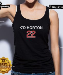 Official Cade Horton KD Horton 22 Chicago Cubs tank top featuring vibrant team colors and logo, perfect for fans.