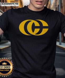 Alt Text: Official Caitlin Clark CC Signature Logo T-Shirt featuring her iconic logo on a stylish fabric, perfect for fans.