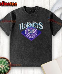 Official Charlotte Hornets NBA washed t-shirt featuring team logo and vibrant colors for ultimate fan style.