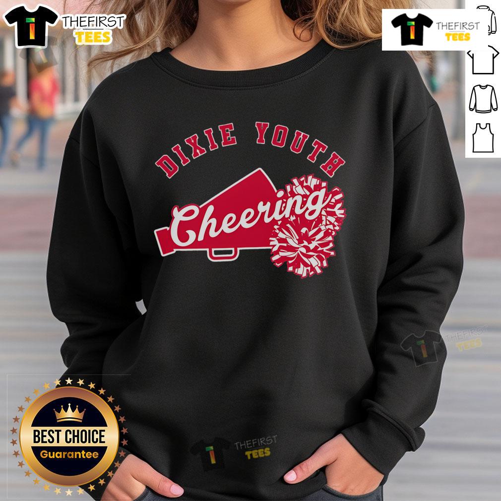 Official Cheerleading Pom Poms Sweatshirt Official Cheerleading Pom Poms Sweatshirt in vibrant colors, perfect for cheer fans and team spirit on game day.