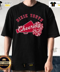 Official Cheerleading Pom Poms T-Shirt featuring vibrant colors and a stylish design perfect for cheer fans and athletes.