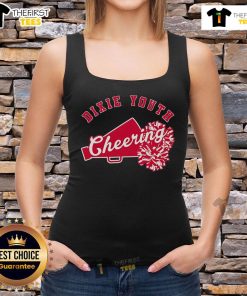Official Cheerleading Pom Poms Tank Top featuring vibrant colors and a stylish design for cheerleaders and fans.