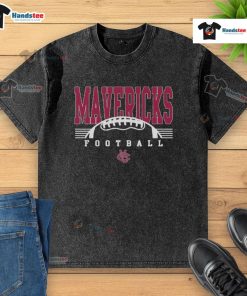 Official CI Sport SS Mavericks Football washed t-shirt in navy blue, perfect for fans and casual wear.