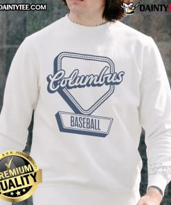 Official Columbus Baseball Home Plate Sweatshirt featuring a stylish design perfect for fans and casual wear.