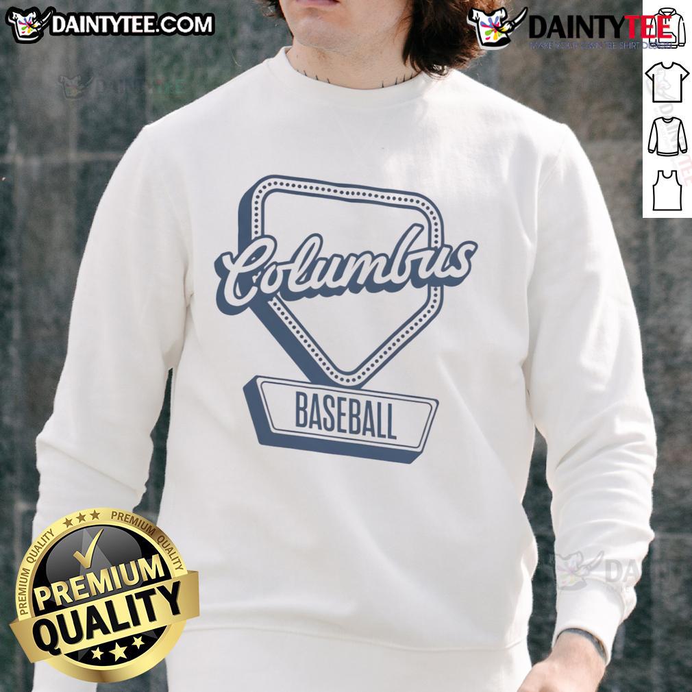 Official Columbus Baseball Home Plate Log Sweatshirt Official Columbus Baseball Home Plate Sweatshirt featuring a stylish design perfect for fans and casual wear.