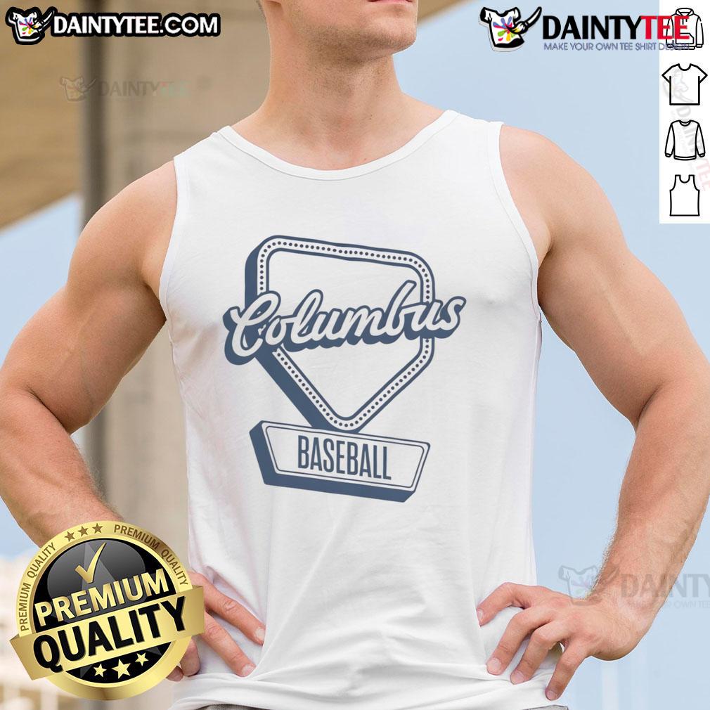 Official Columbus Baseball Home Plate Log Tank Top Official Columbus Baseball Home Plate Log Tank Top featuring a stylish design for fans of Columbus baseball.