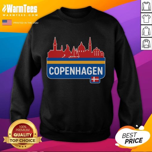 Official Copenhagen Town sweatshirt featuring a stylish design, perfect for casual wear and showcasing Copenhagen's charm.