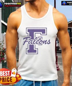 Official Crown Trio Four Points Falcons Tank Top featuring a stylish design for fans of the Falcons team apparel.