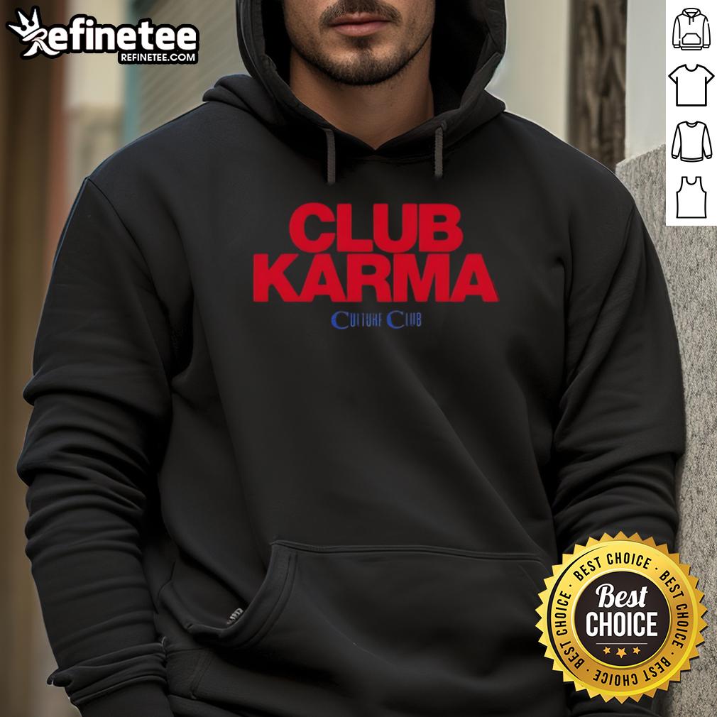 Official Culture Club Karma Black Hoodie Official Culture Club Karma Black Hoodie featuring iconic logo and stylish design, perfect for fans and fashion lovers.
