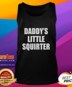 Official Daddy's Little Squirter Tank Top featuring a playful design, perfect for fun summer outings and casual wear.