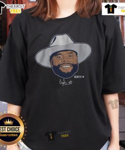 Alt Text: Official Dak Prescott Swag Head Ladies Tee featuring a stylish design perfect for fans and casual wear.