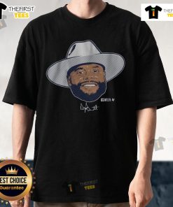 Official Dak Prescott Swag Head T-Shirt featuring bold graphic design, perfect for fans of the Dallas Cowboys quarterback.