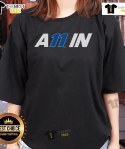 Alt Text: Denny Hamlin Dover Miles the Monster Win Ladies Tee featuring racing graphics and a stylish design for fans.