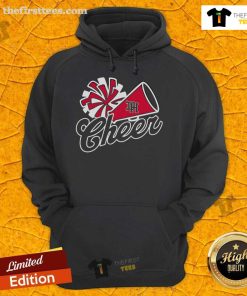 Official Dixie Cheer Megaphone Hoodie featuring a stylish design perfect for cheerleaders and fans.