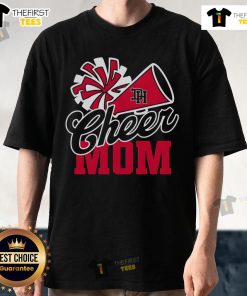 Official Dixie Cheer Megaphone Mom T-Shirt featuring a vibrant design perfect for proud cheerleading moms.
