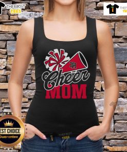 Official Dixie Cheer Megaphone Mom Tank Top in vibrant colors, perfect for spirited cheer moms and game day outfits.