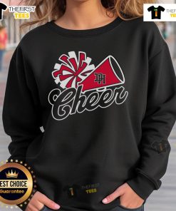 Official Dixie Cheer Megaphone Sweatshirt featuring a vibrant cheerleading design, perfect for team spirit and warmth.