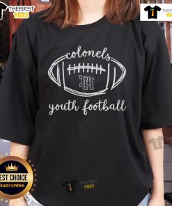Official Dixie Colonels Football Sketch Ladies Tee featuring a stylish design for fans of Dixie Colonels football apparel.
