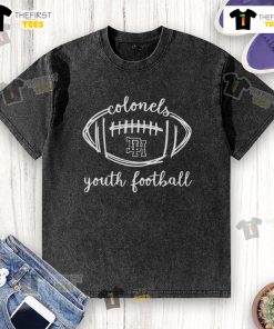 Alt Text: Official Dixie Colonels football sketch washed t-shirt featuring a vintage design and comfortable fit for fans.