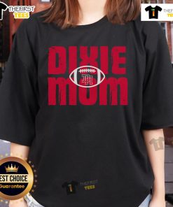 Official Dixie Football Mom Ladies Tee featuring a stylish design, perfect for proud football moms supporting their teams.