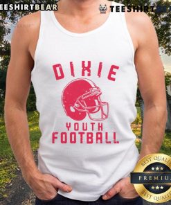 Vintage Dixie Youth Football tank top design featuring classic graphics and comfortable fit for sports enthusiasts.