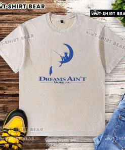 Official Dreams Ain't Working Washed T-Shirt in a relaxed fit, featuring a trendy design and soft fabric for casual wear.