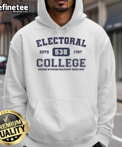 Official Electoral College Estd 1787 hoodie featuring a classic design, perfect for political enthusiasts and history buffs.