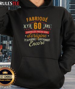 Official Fabrique Il Y A 60 Ans hoodie celebrating the 60th anniversary with a fun design and vibrant colors.