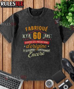 Official 60th Anniversary Fabrique T-Shirt with humorous design celebrating 60 years of fun and nostalgia.
